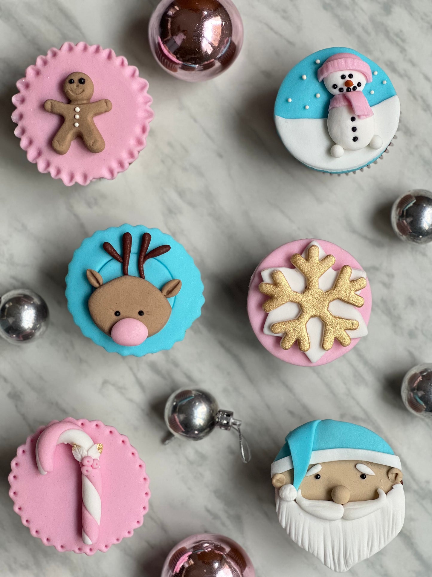 Christmas Cupcakes Box