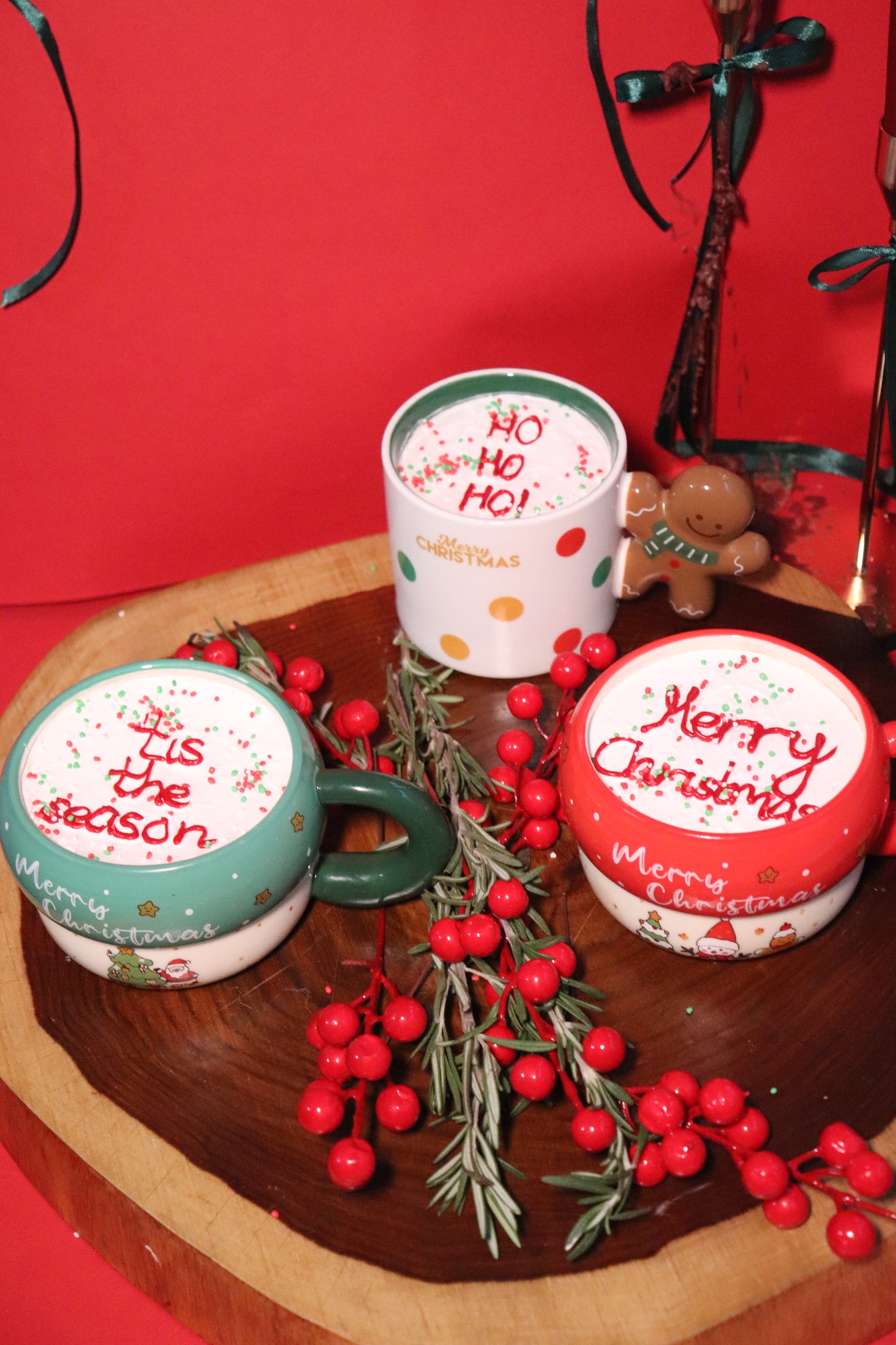 Christmas Mug Cake