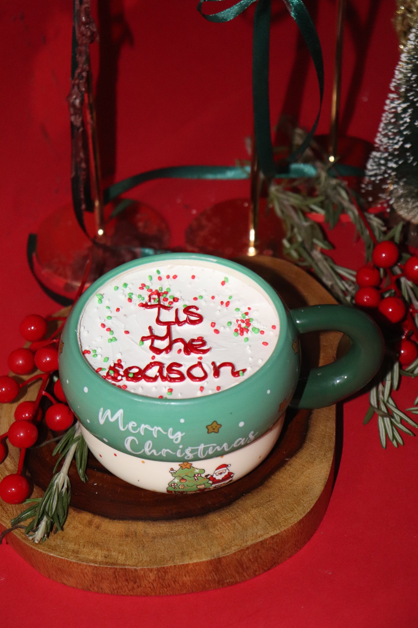 Christmas Mug Cake