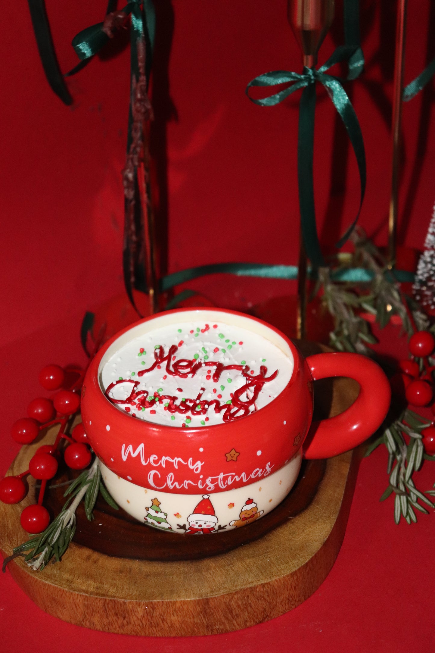 Christmas Mug Cake